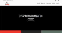 Desktop Screenshot of crossfitpure.com