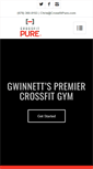 Mobile Screenshot of crossfitpure.com